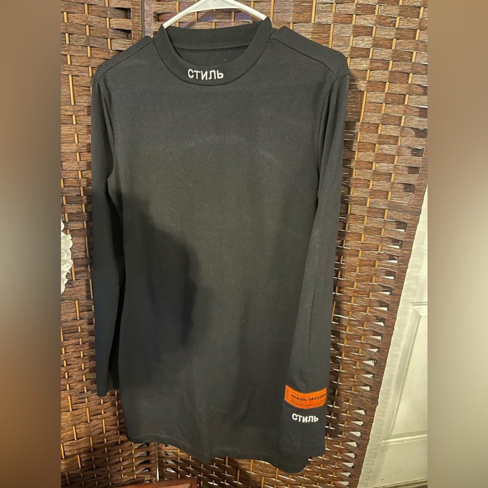 Heron Preston
Heron Preston Logo-Patch Crewneck Mini Dress